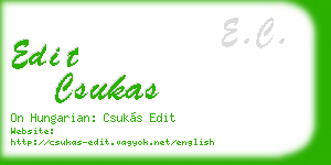 edit csukas business card